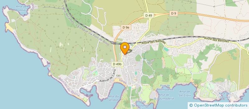 localisation de l'entreprise MADAME JEANINE VIDAL à MARTIGUES