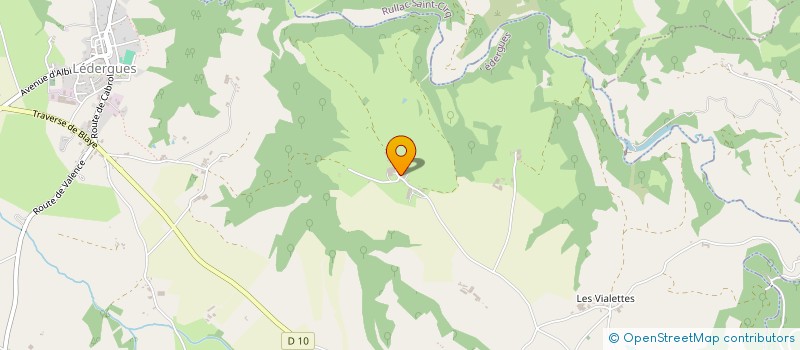 localisation de l'entreprise MADAME JEANINE VIGROUX  LEDERGUES