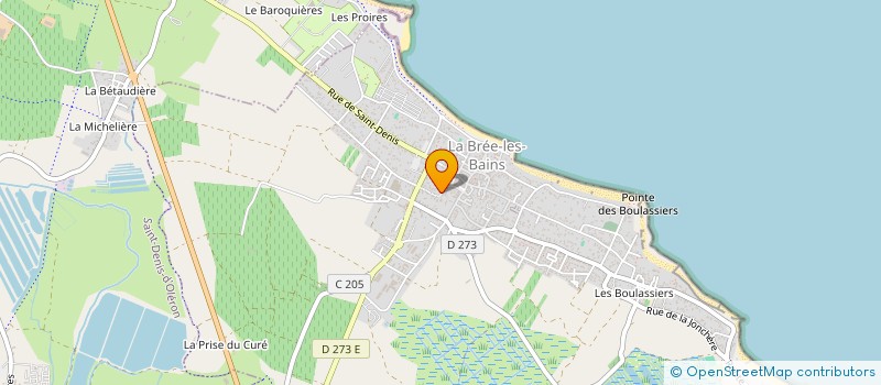 localisation de l'entreprise MADAME JEANINE VRILLONNEAU à LA BREE-LES-BAINS