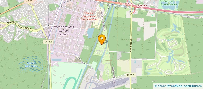 localisation de l'entreprise MADAME JEANINE ZANETTI à LA TESTE-DE-BUCH