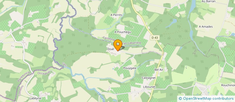 localisation de l'entreprise MADAME JEANINNE BAILLON  EAUZE