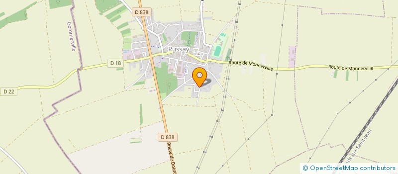 localisation de l'entreprise MADAME JEANNA MIZELET à PUSSAY