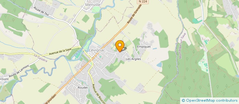 localisation de l'entreprise MADAME JEANNE ABADIE  MONTAIGUT-SUR-SAVE