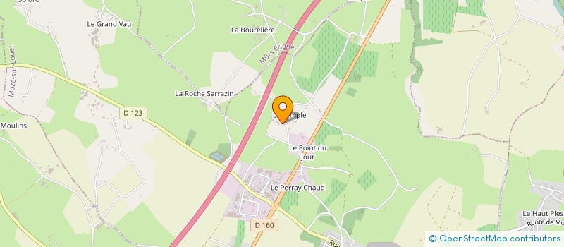 localisation de l'entreprise MADAME JEANNE ABELLARD  MOZE-SUR-LOUET