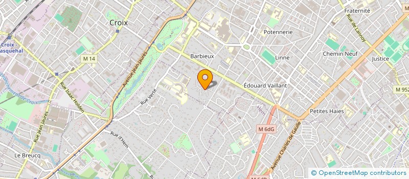 localisation de l'entreprise MADAME JEANNE ACHOU à ROUBAIX