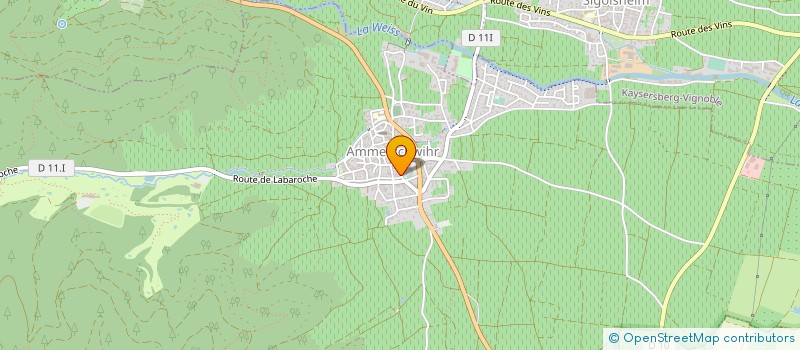 localisation de l'entreprise MADAME JEANNE ADAM  AMMERSCHWIHR