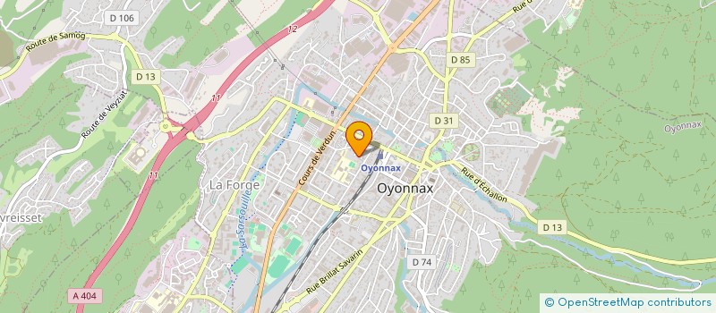 localisation de l'entreprise MADAME JEANNE ADDA GAELLE HARROT à OYONNAX
