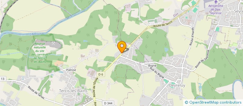 localisation de l'entreprise MADAME JEANNE ADRILLON  TERCIS-LES-BAINS