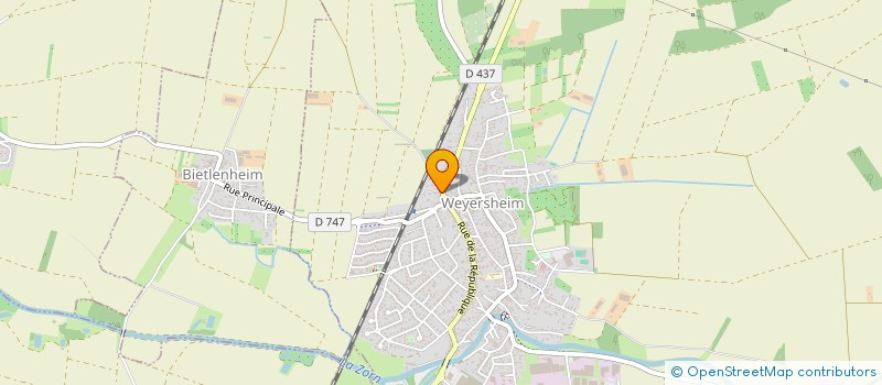 localisation de l'entreprise MADAME JEANNE AESCHELMANN  KILSTETT