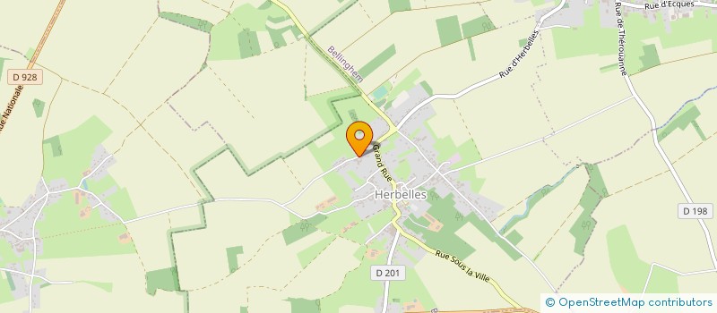 localisation de l'entreprise MADAME JEANNE ALLOUCHERY  BELLINGHEM