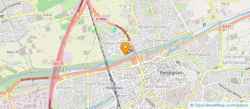 localisation de l'entreprise MADAME JEANNE ALPHONSE  PERPIGNAN