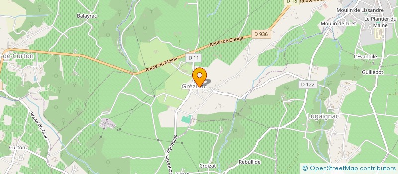 localisation de l'entreprise MADAME JEANNE AMIOT  GREZILLAC