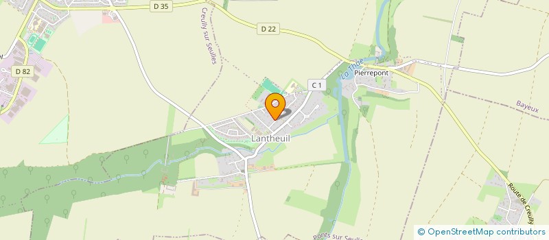 localisation de l'entreprise MADAME JEANNE ANDRE  MOULINS-EN-BESSIN