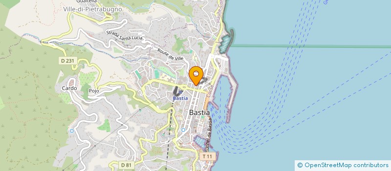 localisation de l'entreprise MADAME JEANNE ANGELINI à BASTIA