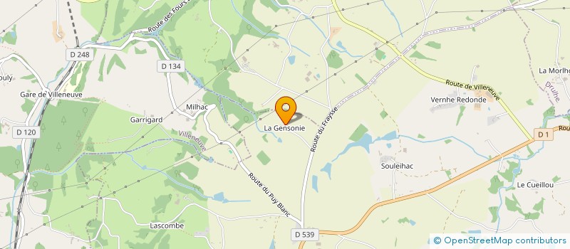 localisation de l'entreprise MADAME JEANNE ANGLARET  MALEVILLE