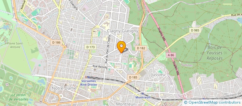 localisation de l'entreprise MADAME JEANNE ANGOT à VERSAILLES