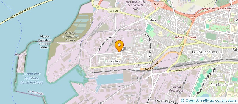 localisation de l'entreprise MADAME JEANNE ANNIC  LA ROCHELLE