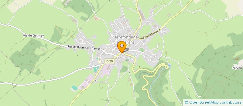 localisation de l'entreprise MADAME JEANNE-ANTIDE RERAT à PIERREFONTAINE-LES-VARANS