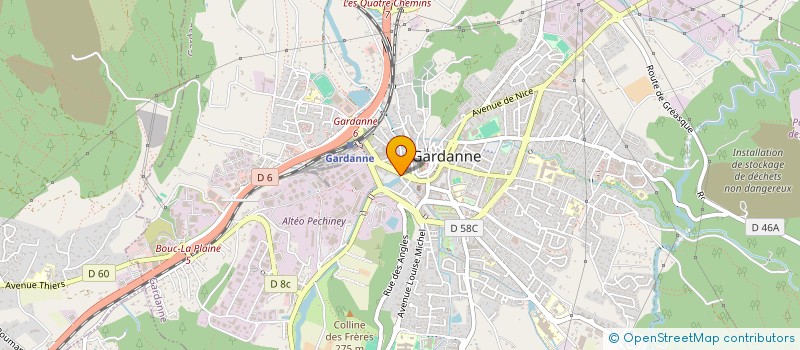 localisation de l'entreprise MADAME JEANNE ARAKELIAN à GARDANNE