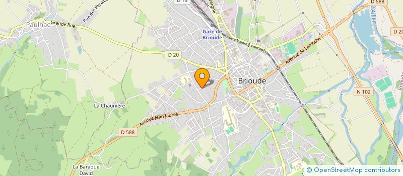 localisation de l'entreprise MADAME JEANNE ARNAUD  BRIOUDE