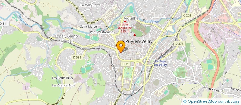 localisation de l'entreprise MADAME JEANNE AUBIN  LE PUY-EN-VELAY