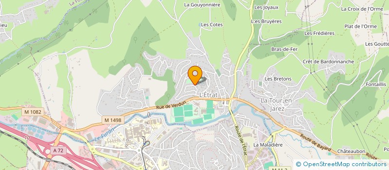 localisation de l'entreprise MADAME JEANNE AUBRY  L'ETRAT