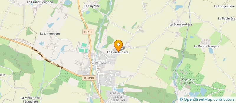 localisation de l'entreprise MADAME JEANNE AUGUIN  CHEFFOIS