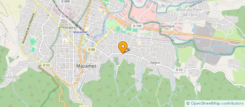 localisation de l'entreprise MADAME JEANNE AZAIS à MAZAMET