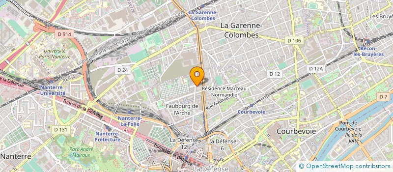 localisation de l'entreprise MADAME JEANNE BACHOFFER à COURBEVOIE
