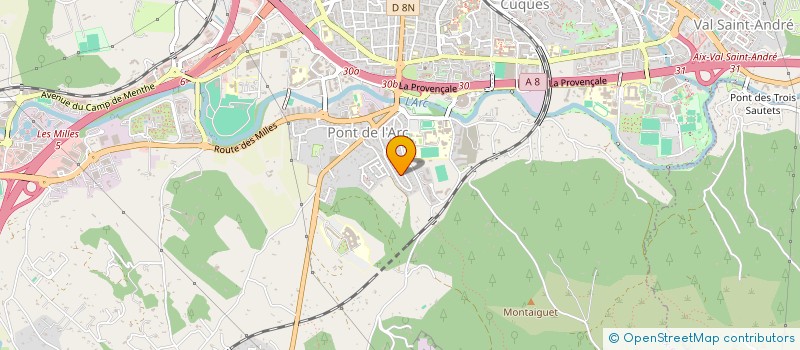 localisation de l'entreprise MADAME JEANNE BAILET à AIX-EN-PROVENCE