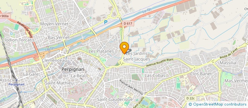 localisation de l'entreprise MADAME JEANNE BAILLS  PERPIGNAN