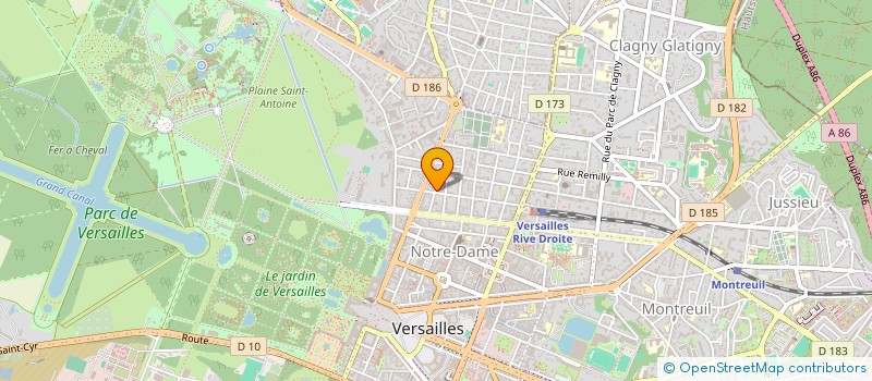 localisation de l'entreprise MADAME JEANNE BALESTRA à VERSAILLES