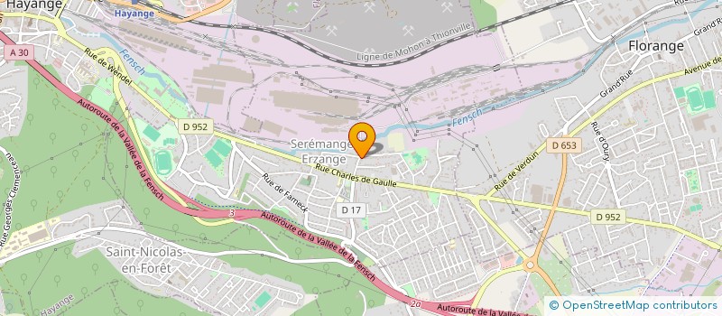 localisation de l'entreprise MADAME JEANNE BALL  FAMECK