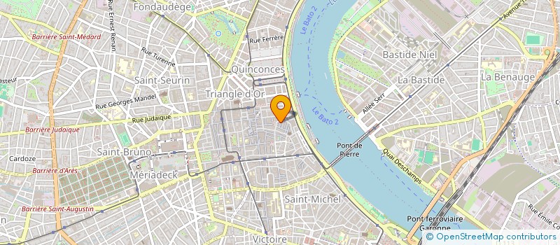 localisation de l'entreprise MADAME JEANNE BALTHAZAR  BORDEAUX