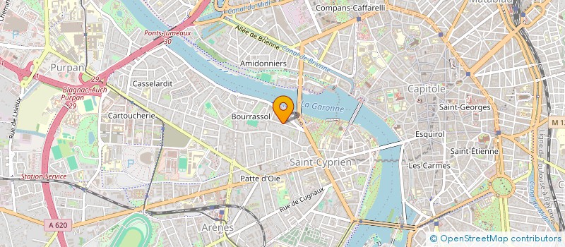 localisation de l'entreprise MADAME JEANNE BARCHILON  TOULOUSE