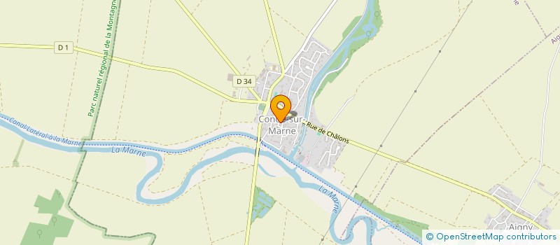 localisation de l'entreprise MADAME JEANNE BARRAULT  CONDE-SUR-MARNE