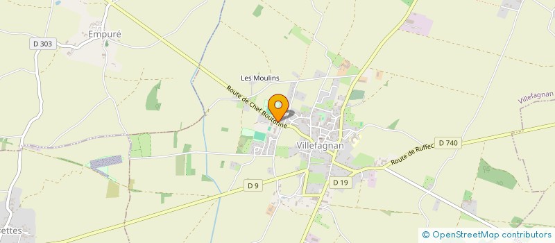 localisation de l'entreprise MADAME JEANNE BASTIER à PAIZAY NAUDOUIN EMBOURIE