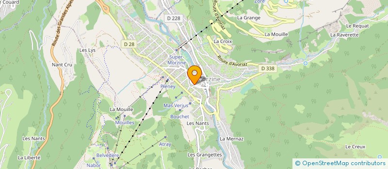 localisation de l'entreprise MADAME JEANNE BAUD  MORZINE