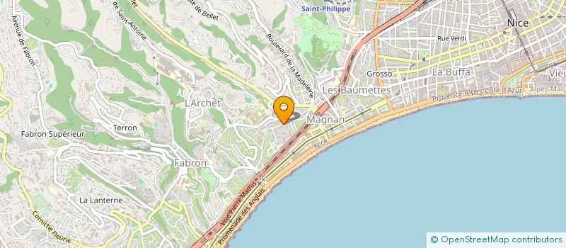 localisation de l'entreprise MADAME JEANNE BEAULOUR à NICE