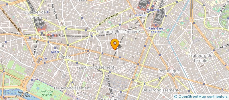 localisation de l'entreprise MADAME JEANNE BECK à PARIS