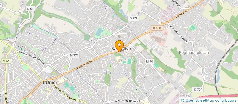 localisation de l'entreprise MADAME JEANNE BEERT à TOULOUSE