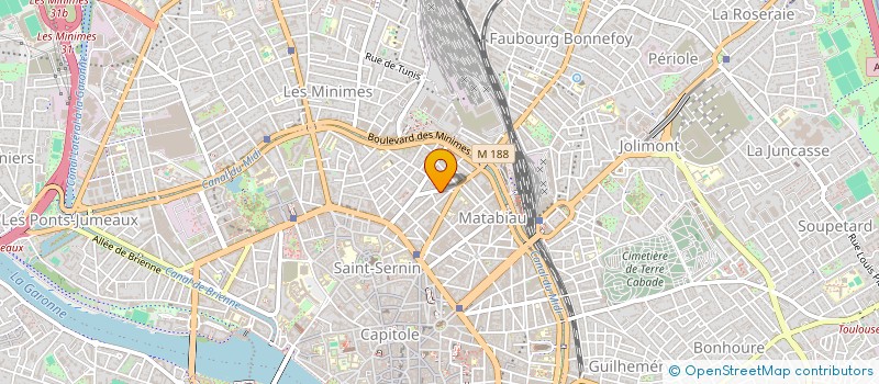 localisation de l'entreprise MADAME JEANNE BEGUERISSE à TOULOUSE