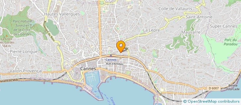 localisation de l'entreprise MADAME JEANNE BELLIDO à CANNES