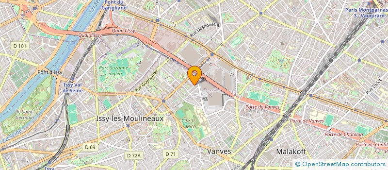 localisation de l'entreprise MADAME JEANNE BERMON à ISSY-LES-MOULINEAUX