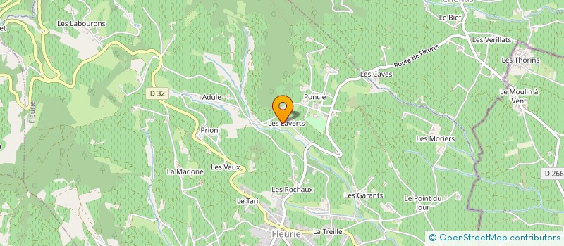 localisation de l'entreprise MADAME JEANNE BERTHELOT à FLEURIE