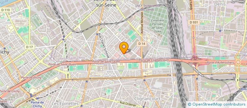 localisation de l'entreprise MADAME JEANNE BERTRAND à SAINT-OUEN-SUR-SEINE