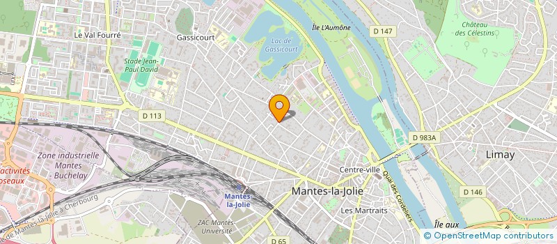 localisation de l'entreprise MADAME JEANNE BERTUCAT  MANTES-LA-JOLIE