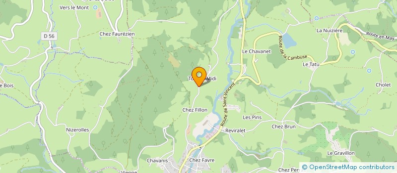 localisation de l'entreprise MADAME JEANNE BESSON  CUBLIZE