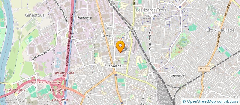 localisation de l'entreprise MADAME JEANNE BEUZARD à TOULOUSE