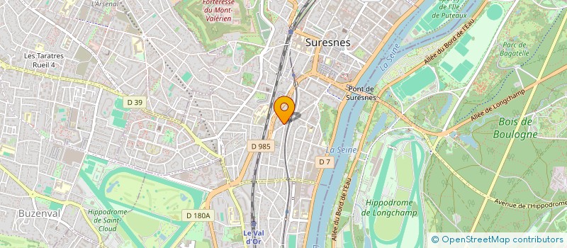 localisation de l'entreprise MADAME JEANNE BEZIN à SURESNES